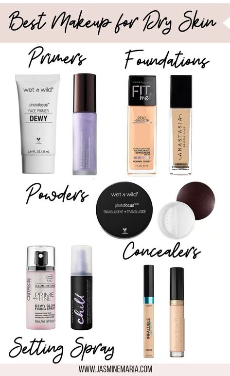 On the hunt for makeup that works best with dry skin? I got you covered. These products I've used on my clients and they have loved. Dog Dry Skin Remedy, Newborn Dry Skin, Makeup For Dry Skin, Baby Dry Skin, Best Foundation For Dry Skin, Primer For Dry Skin, Dog Dry Skin, Dry Skin Makeup, Serum For Dry Skin