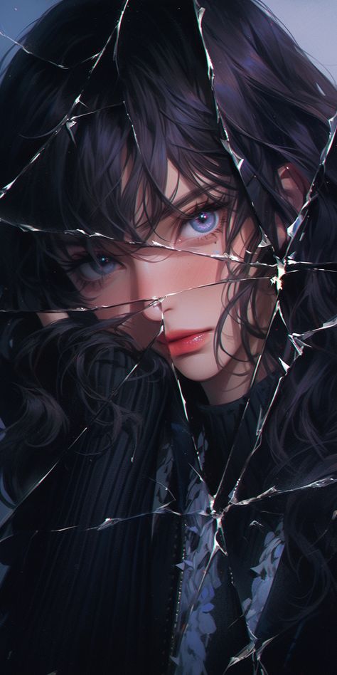 Trending Midjourney Artwork managed by ThetaCursed, License: CC BY-NC 4.0 Woman With Blue Eyes, Personaje Fantasy, Good Anime Series, Digital Art Anime, Arte Fantasy, Digital Art Girl, Girly Art, Anime Artwork, Anime Art Beautiful