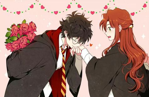 James & Lilly Ginny X Harry, Harry Potter Ginny Weasley, Weasley Harry Potter, Harry Porter, Lily Potter, Buku Harry Potter, Desenhos Harry Potter, Images Harry Potter, Harry Potter Images