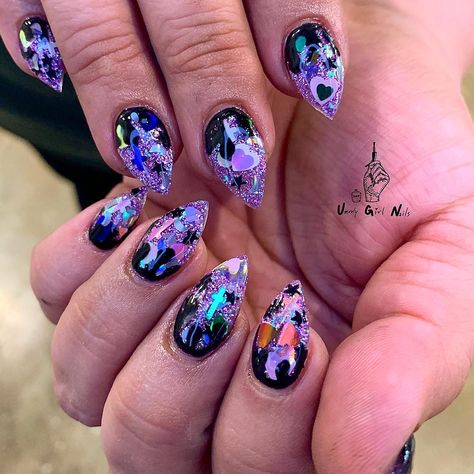 🎨⚡️Custom Nail Artist⚡️🎨 on Instagram: “Pastel goth drip 🦇 thank you @misfit_mombie_ !! #pastelgothnails #pastelgoth” Easter, Pastel, Pastel Goth Nails, Goth Nails, Edgy Nails, Easter Nails, Artist On Instagram, Pastel Goth, Nail Artist