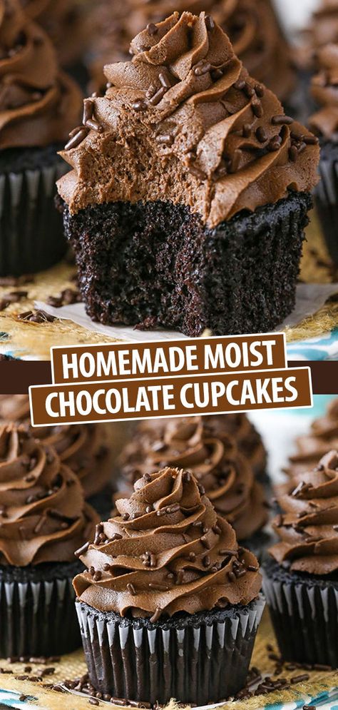 Dessert Kabobs, Moist Chocolate Cupcakes, Homemade Chocolate Cupcakes, Chocolate Cupcake Recipe, Chocolate Cupcakes Moist, Salad Buah, Homemade Cupcakes, Cupcake Recipes Chocolate, Chocolate Cupcake