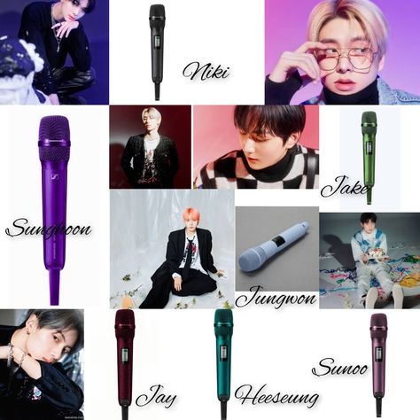 ENHYPEN Enhypen Microphone Color, Enhypen Microphone, Enhypen Mic, Kpop Mic, Enhypen Niki, Boyfriend Photos, What If, Hobbies, Quick Saves