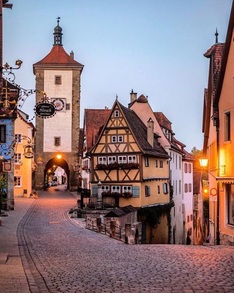 Travel Destinations - Holidays on Instagram: “📍Rothenburg ob der Tauber, Germany Rothenburg ob der Tauber is a German town in northern Bavaria known for its medieval architecture. Half-…” Germany Travel Destinations, Travelling Abroad, German Architecture, Rothenburg Ob Der Tauber, Emergency Evacuation, Traveling Abroad, Medieval Town, Travel Lover, City Aesthetic