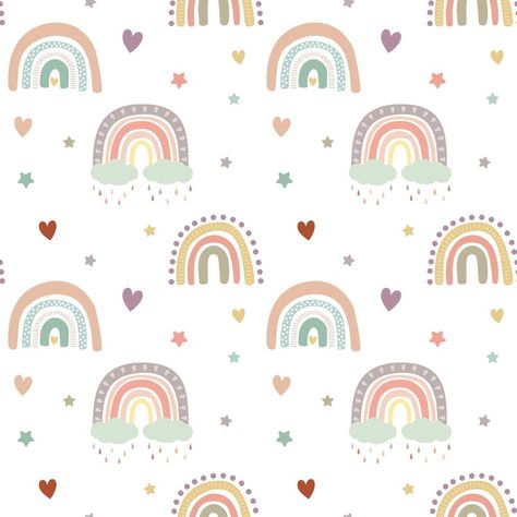 Pastel, Boho Rainbow Wallpaper, Pastel Rainbow Background, Composition Pattern, Rain Baby, Boho Pastel, Boho Background, Cutest Babies Ever, Cutest Babies