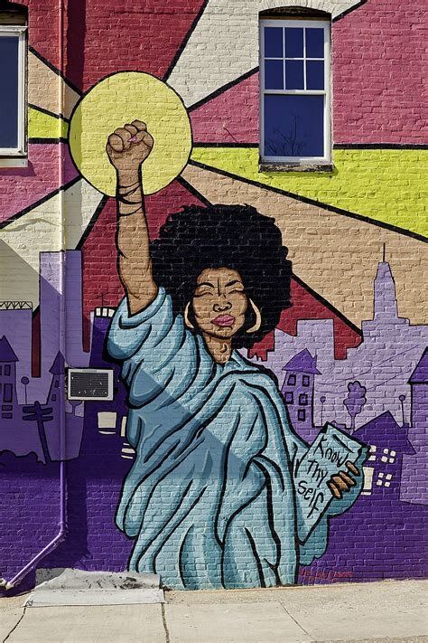 Most Instagrammable Spots in Baltimore - Urban Escapist Natural Hair Art, Black Lives Matter Art, Afrocentric Art, Black Artwork, We Are The World, Baltimore Md, Afro Art, Dope Art, African American Art