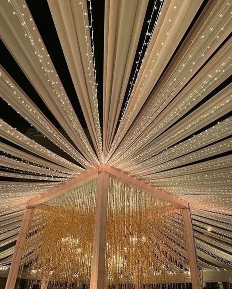 Weddings Decorations Elegant Romantic, Indian Wedding Decorations Receptions, Mandap Design, Wedding Hall Decorations, Wedding Entrance Decor, Lights Wedding Decor, Wedding Planning Decor, Wedding Stage Design, Mandap Decor