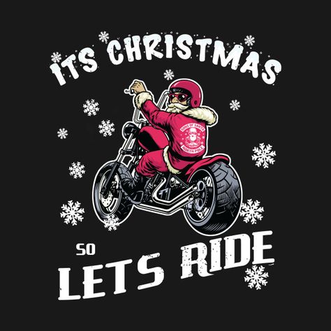 Natal, Humour, Christmas Motorcycle, Harley Davidson Decals, Christmas Card Wishes, Motorcycle Christmas, Its Christmas, Harley Davidson Art, Holiday Sewing