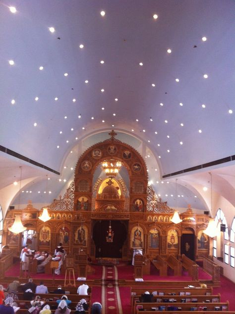 St. Mina Coptic Orthodox Church, Riverside California Coptic Orthodox Aesthetic, Coptic Aesthetic, Orthodox Beauty, Coptic Orthodox Church, H R, Coptic Icons, Orthodox Prayers, Firm Foundation, Eastern Orthodox Church