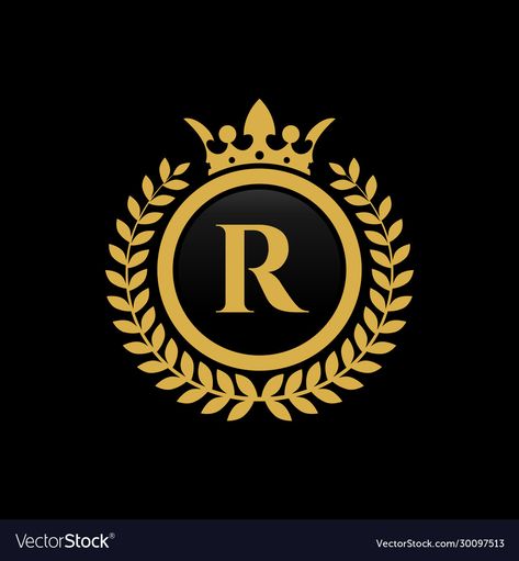 Logo With Crown, R Letter Design, Aj Logo, Rb Logo, Creative Logo Design Art, Rr Logo, B Letter Logo, Salon Logo Design, B Logo