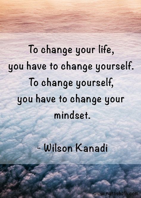 To change your life, you have to change yourself. To change yourself, you have to change your mindset. ~ How to write positive affirmations that work Change Quotes, Yoga Quotes, Change Your Life Quotes, Powerful Affirmations, Short Inspirational Quotes, Change Your Mindset, Positive Quotes For Life, Mindset Quotes, Daily Affirmations