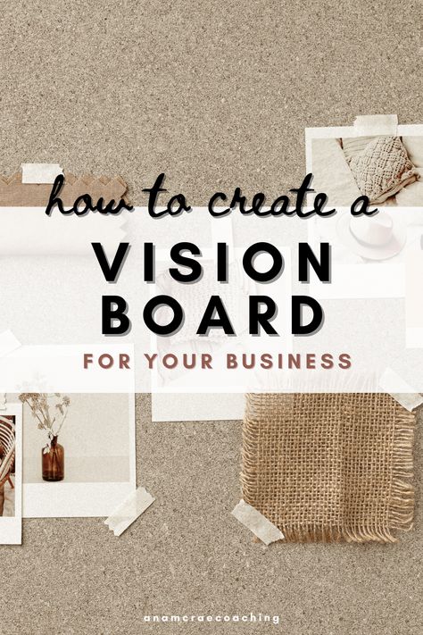 A business vision board can help you grow your business to the next level. In this guide, I explain exactly how to create a vision board for your business so that you can make a 2023 vision board with ease. #visionboard #2023vision #business Own Business Vision Board, Business Worksheet, Goals For 2023, Online Vision Board, Vision Board Workshop, 2023 Vision Board, Business Vision Board, Create A Vision Board, Business Vision