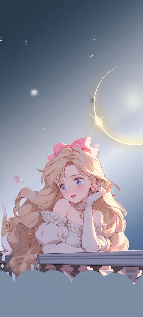 Aesthetic Wallpaper Pink, Anime Aesthetic Wallpaper, Japanese Art Prints, Iphone Wallpaper Kawaii, Sailor Moon Wallpaper, Cute App, Pink Painting, Pahlawan Super, Mobile Legend Wallpaper