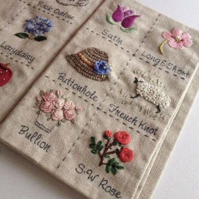 Content in a Cottage: Climbing Roses + Embroidery Stitches This Book, Embroidery Stitch, Embroidery Sampler, Embroidery Book, Embroidery Stitches Tutorial, Inspired By, Stitch Book, 자수 디자인, Needlework Embroidery