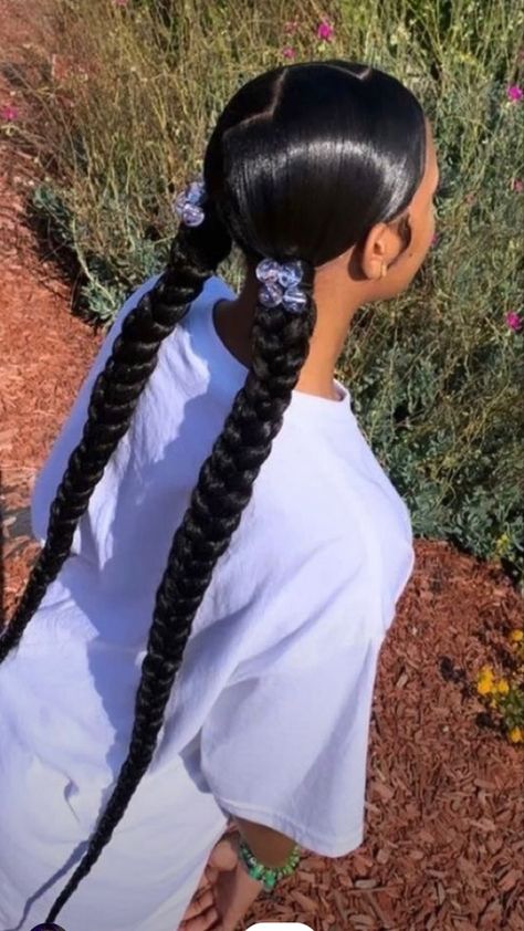 Middle School Hairstyles Black, Middle School Hairstyles, Sleek Ponytail Hairstyles, Simple Hairstyle, Feed In Braids Hairstyles, Braided Ponytail Hairstyles, Girl Braids, Protective Hairstyles Braids