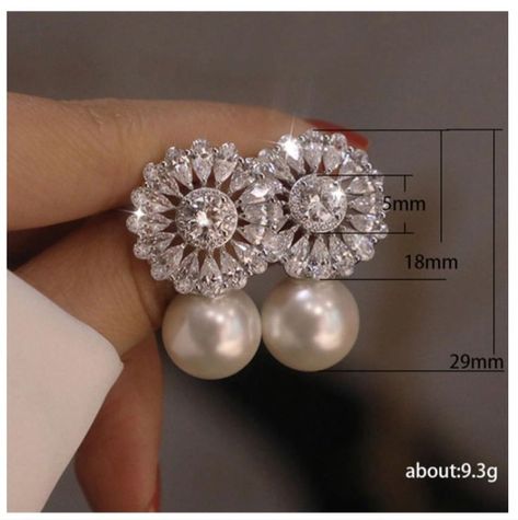 #Romantic #Women Stud# Earrings# Imitation# Pearl ## Female #Earring #Jewelry Bridal Wedding Earrings, Pearl Accessories, Crystal Bridal Earrings, Pearl Earrings Wedding, Bridal Earrings Pearl, Accessories Wedding, Crystal Stud Earrings, Bride Jewellery, Pearl Stud Earrings