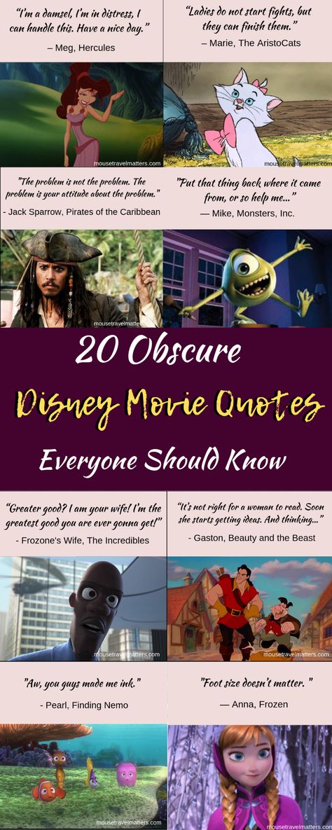 20 Obscure Disney Movie Quotes Everyone Should Know Savage Movie Quotes, Cool Quotes From Movies, Random Movie Quotes, Movie Quotes Funny Disney, Best Disney Movie Quotes, Iconic Disney Quotes, Disney Movie Quotes Inspirational, Disney Movie Quotes Funny, Brave Quotes Disney