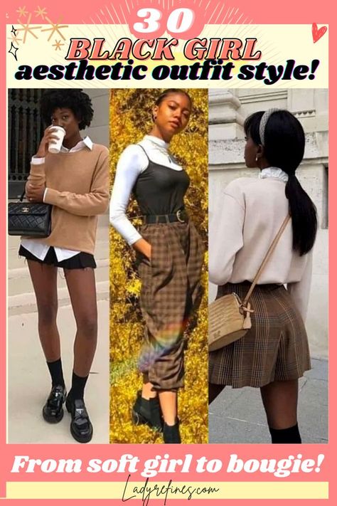 ❤️All styles with 30 looks❤️soft academia aesthetic outfits black girl - Fashion advice woman tips . Black girl outfit ideas aesthetic, Baddie Black girl outfit ideas aesthetic , 90s Black girl outfit ideas aesthetic, soft Black girl outfit ideas aesthetic, teen girls Black girl outfit ideas aesthetic,vintage Black girl outfit ideas aesthetic, bougie black girl, y2k outfits black girl street styles, dark academia aesthetic outfits black girl, Aesthetic black girl outfit ideas for women, Outfit Ideas Aesthetic 90s, 90s Vintage Aesthetic Outfit, Soft Academia Aesthetic Outfits, Aesthetic Outfits Black, Dark Academia Aesthetic Fashion Women, Dark Academia Aesthetic Outfits, Light Academia Aesthetic Outfit, Academia Aesthetic Fashion, Academia Outfits Aesthetic