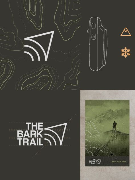 Wanderlust Graphic Design, Outdoors Design Graphic, Explore Graphic Design, The North Face Logo Design, North Face Branding, Land Development Logo, Explore Logo Design, Adventure Branding Design, Pattern Brand Identity