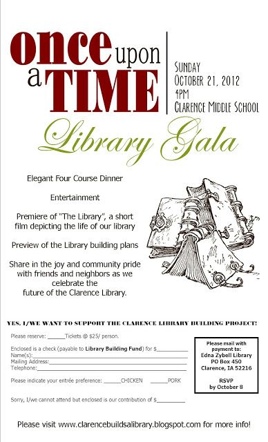 Clarence Builds a Library - fundraising event for new branch Legacy Theme Ideas, Library Fundraising Ideas, Middle School Pta Events, Friends Of The Library Ideas, Friends Of The Library Fundraisers, Library Events Ideas, Library Fundraiser Ideas, Library Fundraiser, Benefit Ideas