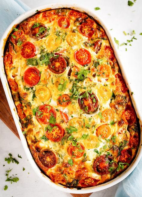 Easy Oven Baked Frittata recipe | Kids Eat by Shanai Baked Omelette Recipe, Best Frittata Recipe, Oven Frittata, Frittata Recipes Baked, Oven Baked Frittata, Fritata Recipe, Oven Baked Eggs, Easy Frittata Recipe, Fritatta Recipe