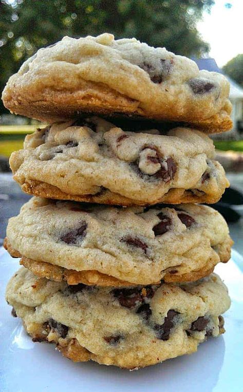 Soft Batch Chocolate Chip Cookies! Pure Nirvana! | The Baking ChocolaTess Food Recipes On A Budget, Chicago Crunch Cookies, Moist Chewy Chocolate Chip Cookies, Muffin Top Chocolate Chip Cookies, Thick Chewy Cookie Recipes, Costco Mini Chocolate Chip Cookies, Crispy Chewy Cookies, Good Chocolate Chip Cookies Recipes, Chewy Cookies Chocolate Chip