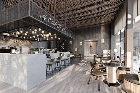 Check out my @Behance project: “Render on the reference Coffee shop” https://www.behance.net/gallery/67687715/Render-on-the-reference-Coffee-shop M Cafe, Bar Counter Design, Cafe Counter, Kitchen Bar Design, Coffee Bar Design, Cozy Coffee Shop, Coffee Shop Interior Design, Coffee Shops Interior, 카페 인테리어 디자인