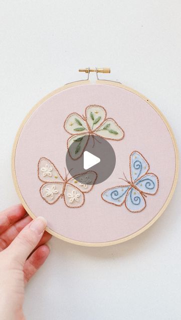 ⋒ bess ⋒ hand embroidery on Instagram: "Experimenting with reverse appliqué for the first time for this month’s pattern club design 😍 

So you guys already know that I love layering fabrics in my designs and this technique creates such a unique finish! The hardest part though… being confident enough to cut away the top layer of fabric to reveal the new fabric underneath 😅 but of course totally worth it!! 

The ‘Butterfly Dreaming’ PDF available is now available for download for our current pattern club members!!! 

Supplies:
Pattern - ‘Butterfly Dreaming’
Fabric - Devonstone Cotton in various colours
Thread - DMC embroidery thread and DMC diamant thread
Pen - Pilot Frixion pen 

#embroidery #handembroidery #modernembroidery #loveembroidery #dmcembroidery #dmcthreads #modernhandembroidery Layering Fabrics, Pilot Frixion Pens, Being Confident, Frixion Pens, Pattern Butterfly, Pilot Frixion, Posture Exercises, Dmc Embroidery, Reverse Applique