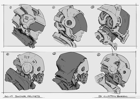 Mech Mask, Scifi Mask, Mecha Mask, Helmet Concept Art, Scifi Drawing, Scifi Robot, Mask Concept, Robot Mask, Concept Art Landscape