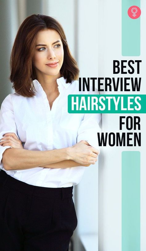 Corporate Ponytail, Interview Hairstyles Short Hair, Hairstyles For An Interview For Women, Short Hairstyles For Interviews, Hair Ideas For Interviews, Easy Job Interview Hairstyles, Women Professional Hairstyles, Hairstyles For Job Interview Simple, Women’s Professional Hairstyles