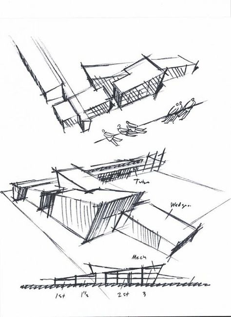 Sketches Architecture, Architecture Photography Buildings, مركز ثقافي, The Most Beautiful Pictures, Architecture Panel, Conceptual Architecture, Architecture Sketchbook, Architecture Concept Diagram, Architecture Design Sketch