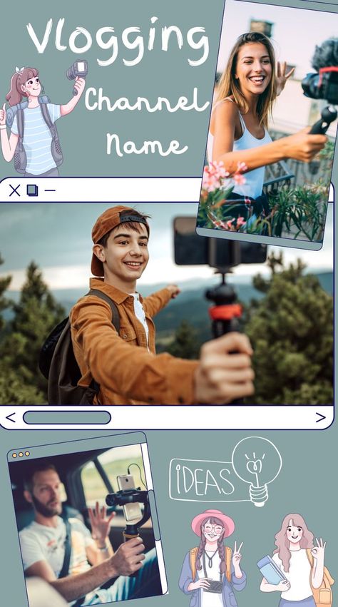 YouTube Channel Name Ideas For Vlog Unique Names For Youtube Channel, Names For Youtube Channel, Youtube Niche, Channel Name Ideas, Youtube Channel Name Ideas, Youtube Names, Name Suggestions, Real Instagram Followers, Brown Hairstyles
