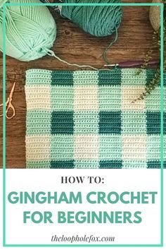 Learn how to create beautiful gingham crochet projects with this crochet tutorial for beginners. If you know how to single crochet, you'll know how to gingham crochet after this tutorial. You'll be creating gingham crochet blankets and other gingham crochet projects in no time. Crochet for beginners. Crochet tutorial. How to crochet for beginners. Crochet basics. Learn how to crochet. Learn how to crochet for beginners. Crochet stitches tutorial. #ginghamcrochet #ginghamcrochetblanket #crochet Gingham Afghan Crochet Pattern, Gingham Blanket Crochet Pattern, Crochet Gingham Blanket Free Pattern, Gingham Crochet Pattern, Gingham Crochet Blanket, Gingham Crochet, Blanket Stitches, Crochet Unique, Plaid Crochet