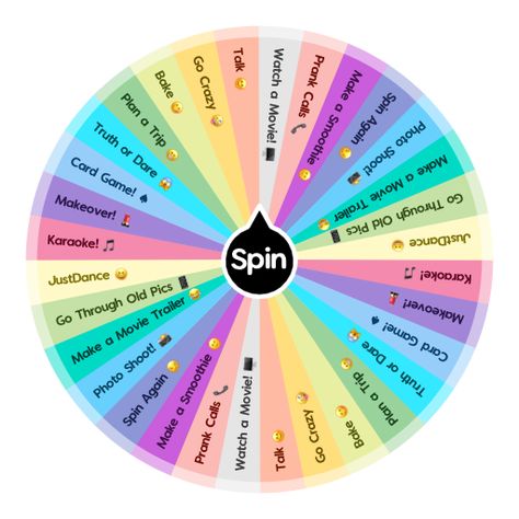 Spin The Bottle Game, Spinning Wheel Game, Good Truth Or Dares, Truth Or Dare Games, Make A Movie, Bored Games, Spin The Wheel, Dare Games, Spin The Bottle