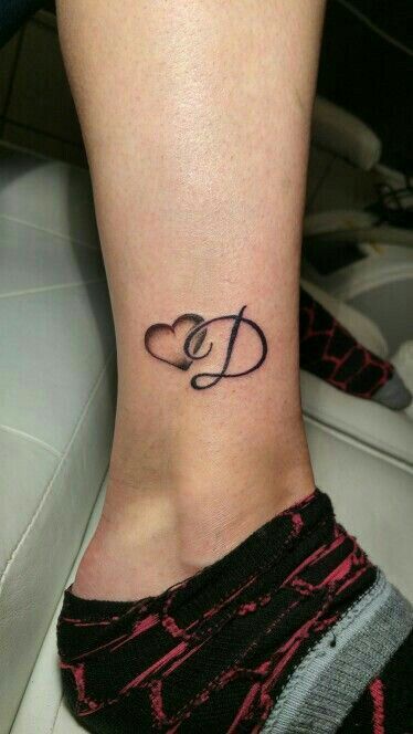D Tattoos Letter, Small Letter D Tattoo, D Tattoo Letter, Letter D Tattoos, D Name Tattoo, D Letter Tattoo Design, Small Feet Tattoos For Women, S Initial Tattoo, D Letter Tattoo