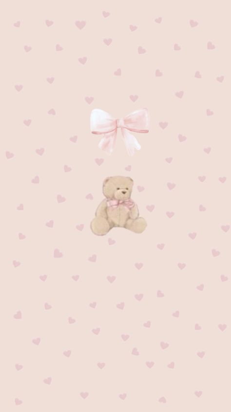 Cute trendy teddy bear wallpaper #coquette #teddybear #wallpaper #foryou Wallpaper Coquette, Teddy Bear Wallpaper, Best Wallpaper Hd, Bear Pink, Pink Teddy Bear, 8k Wallpaper, Best Wallpaper, Pink Themes, Wallpaper For Your Phone
