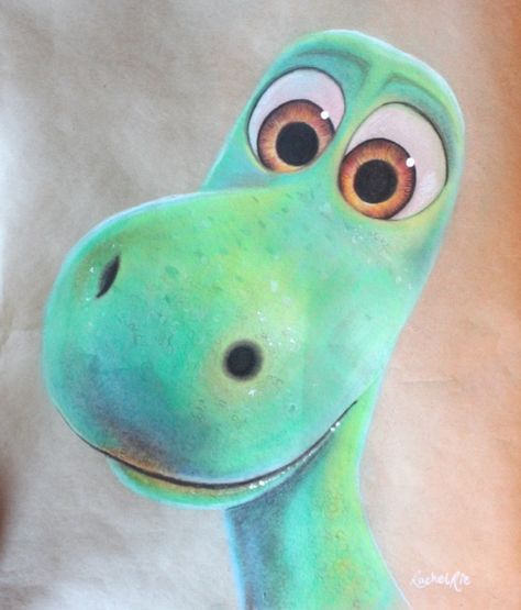 Arlo from the Upcoming movie the Good Dinosaur!! Drawing done in Soft Pastel. Click to see the process on Youtube! Chalk Art Dinosaur, The Good Dinosaur Drawing, Good Dinosaur Drawing, Dinosaur Painting Acrylic, Cute Dinosaur Painting, Street Chalk Art, Fun Chalk Art, Carl Y Ellie, Dinosaur Painting
