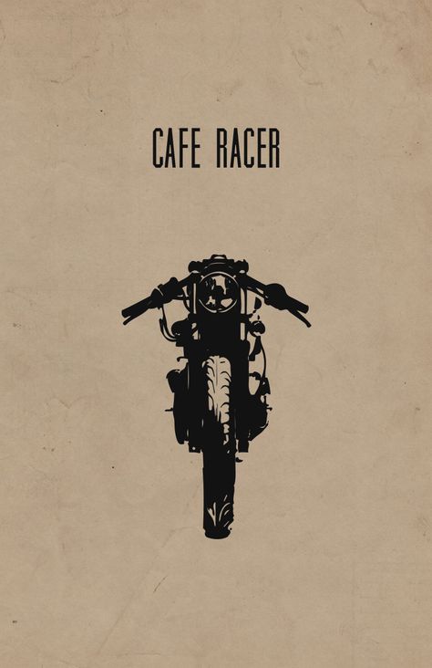 Rustic Motorcycle, Estilo Cafe Racer, Enduro Vintage, Motorcycle Poster, Moto Scrambler, Racer Motorcycle, Мотоциклы Cafe Racers, Vintage Cafe Racer, Motorcycle Illustration