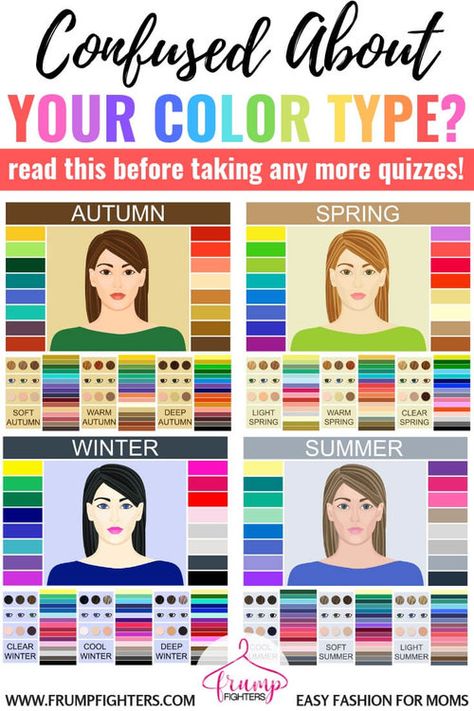 Fashion For Moms, Skin Undertones, Clear Spring, Easy Fashion, Winter Color Palette, Spring Color Palette, Color Combinations For Clothes, Summer Color Palette, Seasonal Color Analysis