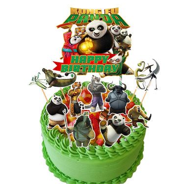 KUNGFU PANDA CAKE TOPPER Cake, Panda Cake Topper, Panda Cake, Panda Cakes, Cake Topper, Cake Toppers