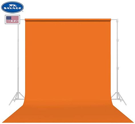 Amazon.com: Savage Seamless Background Paper - #24 Orange (107 in x 36 ft): Home & Kitchen Seamless Paper Photography, Orange Backdrop, Paper Photography, Paper Backdrop, Seamless Backdrop, Seamless Paper, Background Paper, Seamless Background, Photography Backdrop