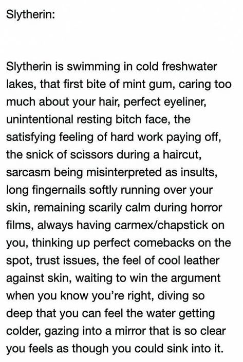 Slytherin Personality, Slytherin Facts, Slytherin Hairstyles, Slytherin Vibes, Slytherin Girl, Slytherin Stuff, Slytherin Quotes, Slytherin Things, Slytherin And Hufflepuff