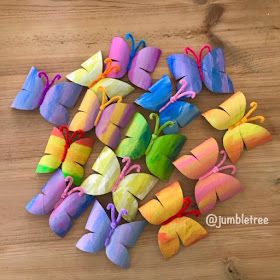 Toilet Paper Roll Crafts For Kids, Pretty Toilet, Paper Butterfly Crafts, Toilet Paper Roll Art, Toilet Roll Craft, Rolled Paper Art, Toilet Paper Crafts, Paper Towel Roll Crafts, Toilet Paper Roll Crafts