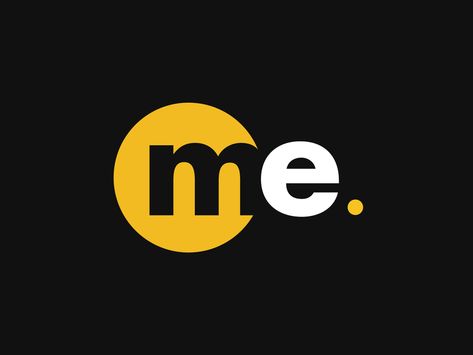 Me logo by Jahid Hasan on Dribbble Logo Exploration, Minimal Logo Design Inspiration, Create A Business Logo, Marketing Logo Design, Me Logo, Bold Logo Design, Office Logo, Logo Desing, Typographic Logo Design