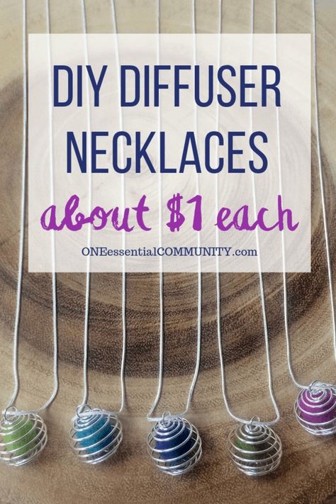 Diffuser Necklace Diy, Diy Essential Oil Room Spray, Essential Oil Room Spray, Diy Diffuser, Diffuser Necklaces, Diy Essential Oil Diffuser, Diy Room Spray, Diy Essential Oil, Diy Essential Oil Recipes