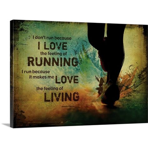 Found it at Wayfair.ca - 'Run' by Sally Barlow Textual Art on Wrapped Canvas Running Quotes, Keep Running, Running Motivation, Older Women Quotes, Choose Quotes, Art Square, Running Inspiration, Quote Art, Strong Colors