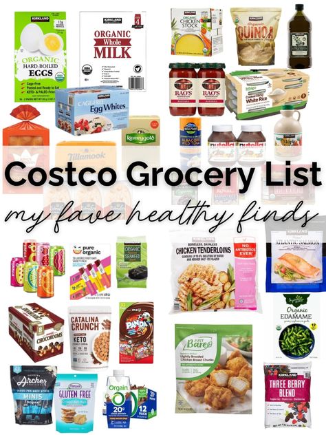 Costco Food Ideas, Costco Meal Prep Healthy, Costco Meal Ideas, Best Costco Snacks, Healthy Pantry Snacks, Costco Dinner Ideas, Costco Meal Prep, Costco Grocery List, Costco Favorites