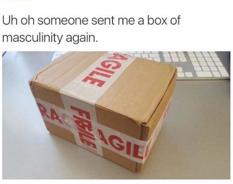 fragile masculinity Humour, Fragile Masculinity, Feminist Humor, Collateral Beauty, The Ugly Truth, Feminist Quotes, Fun Quizzes, Women Humor, Bones Funny