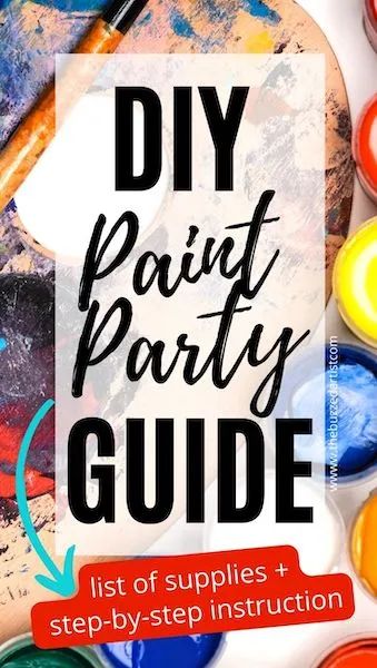 How to Host Your Own Unforgettable Canvas Paint Party: The Ultimate DIY Painting Party Guide Painting With A Twist Party Ideas, Ideas For Sip And Paint Party, Quick Paintings Ideas, Host A Paint And Sip Party, Couples Paint Party Ideas, Painting With A Twist At Home, Diy Painting With A Twist At Home, Paint N Sip Ideas Easy, Diy Paint Night Ideas Easy