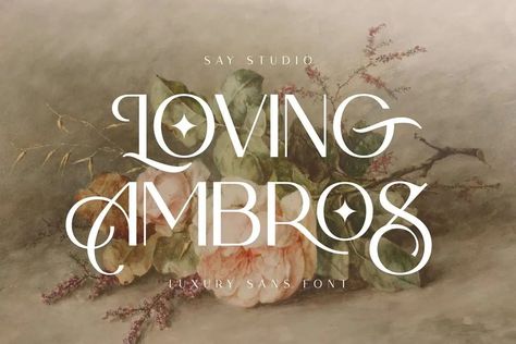 Loving Ambros Font - Dafont Free Beautiful Serif Fonts, Typographie Logo, Classic Calligraphy, Typographie Inspiration, Quotes Wedding, Minimalist Font, Desain Buklet, Luxury Font, Modern Logos