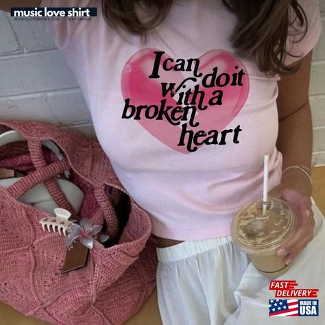 I Can Do It With A Broken Heart Baby Tee Taylor Swift Ttpd Inspired Unisex Classic Check more at https://musicloveshirt.com/product/i-can-do-it-with-a-broken-heart-baby-tee-taylor-swift-ttpd-inspired-unisex-classic/ I Heart Taylor Swift Shirt, Taylor Swift Baby Tee, I Can Do It With A Broken Taylor Swift, I Heart Taylor Swift, Heart Taylor Swift, Taylor Swift Shirt, Taylor Swift Shirts, Marvel Quotes, Aesthetic Life